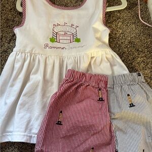 Busy bee smocks Alabama set
